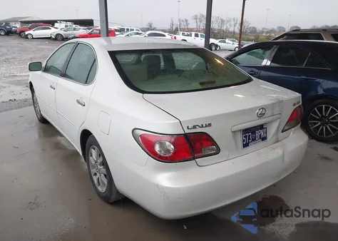 2004 Lexus Es 330 from USA, damaged, VIN JTHBA30G345046420